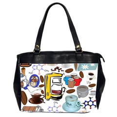 Just Bring Me Coffee Oversize Office Handbag (two Sides) by StuffOrSomething