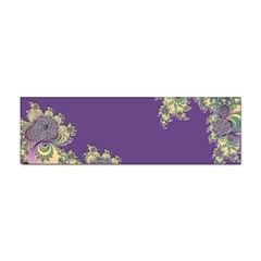 Purple Symbolic Fractal Bumper Sticker by UROCKtheWorldDesign