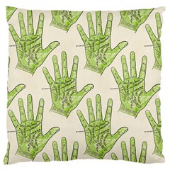 Palmistry Large Cushion Case (two Sided) 