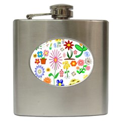 Summer Florals Hip Flask by StuffOrSomething