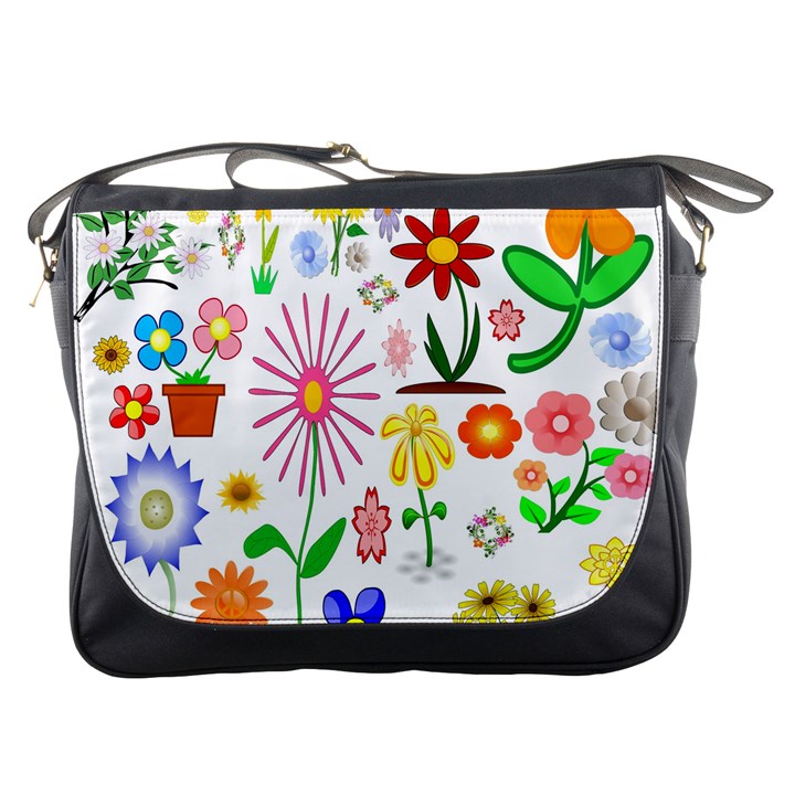 Summer Florals Messenger Bag