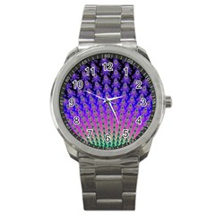 Rainbow Fan Sport Metal Watch