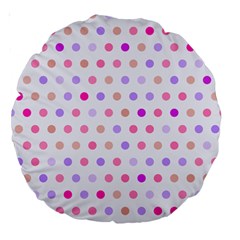 Love Dots 18  Premium Round Cushion 