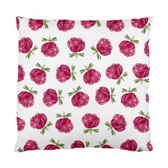Pink Roses In Rows Cushion Case (single Sided) 