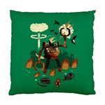 dino wars. Cushion Case (Two Sided)  Front