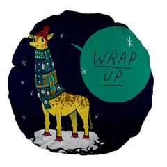 Wrap Up  18  Premium Round Cushion 