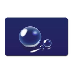 Bubbles 7 Magnet (rectangular) by NickGreenaway