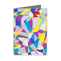 Fractured Facade Mini Greeting Card by StuffOrSomething