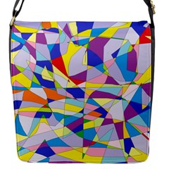 Fractured Facade Flap Closure Messenger Bag (small) by StuffOrSomething