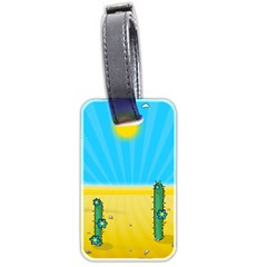 Cactus Luggage Tag (two Sides) by NickGreenaway