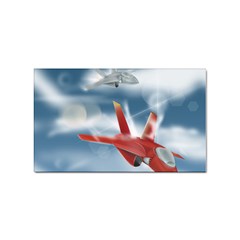 America Jet Fighter Air Force Sticker (rectangle) by NickGreenaway