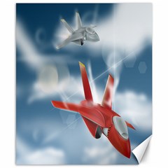 America Jet Fighter Air Force Canvas 8  X 10  (unframed)