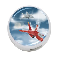 America Jet Fighter Air Force 4-port Usb Hub (one Side) by NickGreenaway