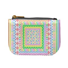 Layered Pastels Coin Change Purse