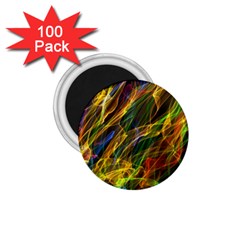 Colourful Flames  1.75  Button Magnet (100 pack)