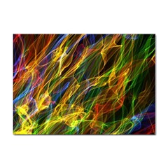 Colourful Flames  A4 Sticker 10 Pack