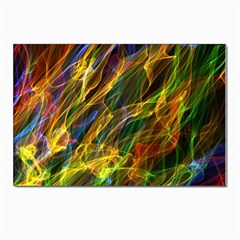 Colourful Flames  Postcard 4 x 6  (10 Pack)