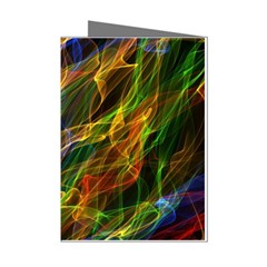 Colourful Flames  Mini Greeting Card (8 Pack)