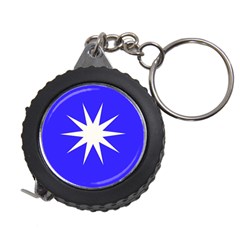 Deep Blue And White Star Measuring Tape by Colorfulart23