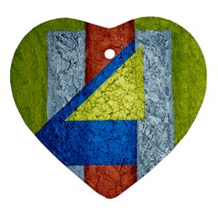 Abstract Heart Ornament by Siebenhuehner