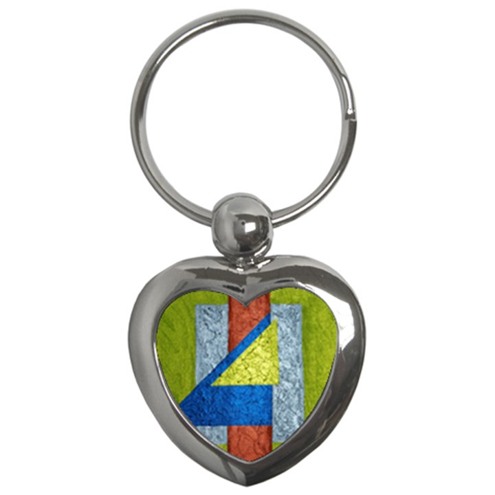 Abstract Key Chain (Heart)