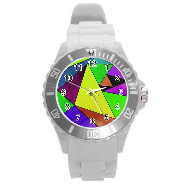 Abstract Plastic Sport Watch (Large)