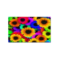 Colorful Sunflowers Sticker 10 Pack (rectangle) by StuffOrSomething