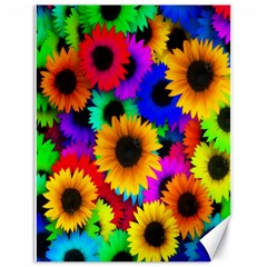 Colorful Sunflowers Canvas 18  X 24  (unframed) by StuffOrSomething