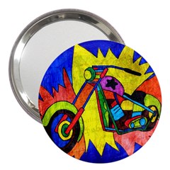 Chopper 3  Handbag Mirror by Siebenhuehner