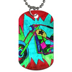 Chopper Dog Tag (One Sided)