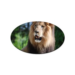 Regal Lion Sticker (oval) by AnimalLover