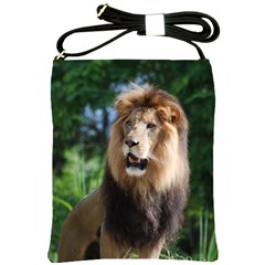 Regal Lion Shoulder Sling Bag by AnimalLover