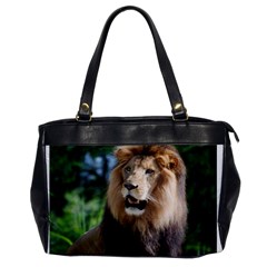 Regal Lion Oversize Office Handbag (one Side) by AnimalLover