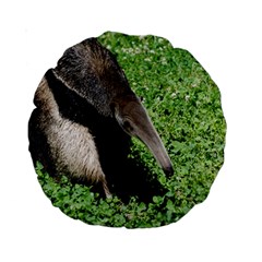 Giant Anteater 15  Premium Round Cushion  by AnimalLover