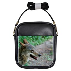 Red Wolf Girl s Sling Bag by AnimalLover