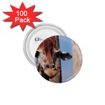 Cute Giraffe 1.75  Button (100 pack) Front