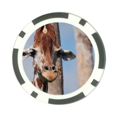 Cute Giraffe Poker Chip by AnimalLover