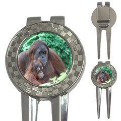 Orangutan Family Golf Pitchfork & Ball Marker by AnimalLover