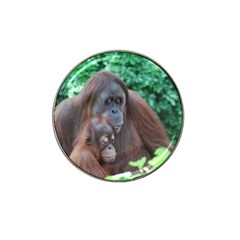 Orangutan Family Golf Ball Marker 4 Pack (for Hat Clip) by AnimalLover