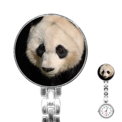 Adorable Panda Stainless Steel Nurses Watch by AnimalLover