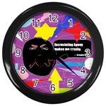 Excruciating Agony Wall Clock (Black) Front