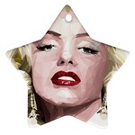 Marilyn Star Ornament (Two Sides) Front