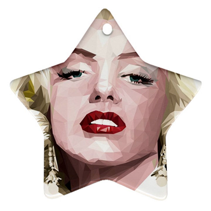 Marilyn Star Ornament (Two Sides)