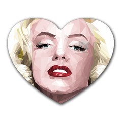 Marilyn Mouse Pad (heart)