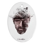 Heisenberg  Oval Ornament (Two Sides) Back