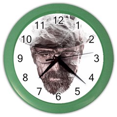 Heisenberg  Wall Clock (color) by malobishop