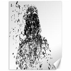 Darth Vader Canvas 12  X 16  (unframed)