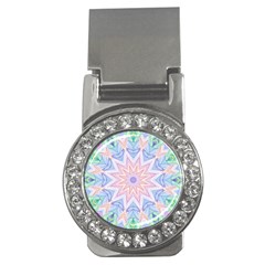 Soft Rainbow Star Mandala Money Clip (cz) by Zandiepants