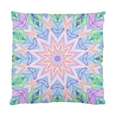 Soft Rainbow Star Mandala Cushion Case (two Sided)  by Zandiepants