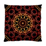 Yellow And Red Mandala Cushion Case (Two Sided)  Front
